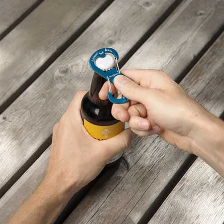 Ahhh...™ Aluminum Bottle Opener: Orange