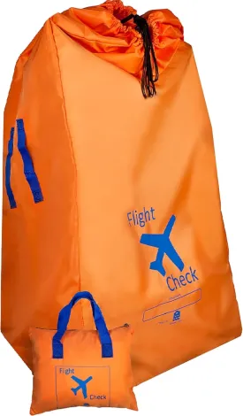 Alnoor USA Gate Check Bag for Single & Double Stroller Travel Bag for Air Plane | Extra Large & Ultra Durable - Includes Padded Shoulder Straps for Comfort & Durability With Pouch  Bonus E-Book