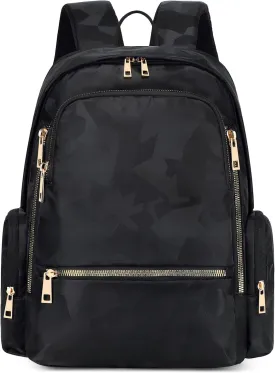 AO ALI VICTORY Backpack for Women Men Travel Laptop 15.6 Inch Computer Backpacks Anti Theft Carry on Bag College Bookbag Large Back Pack for Work Business Traveling Commuter Casual Daypack,Black