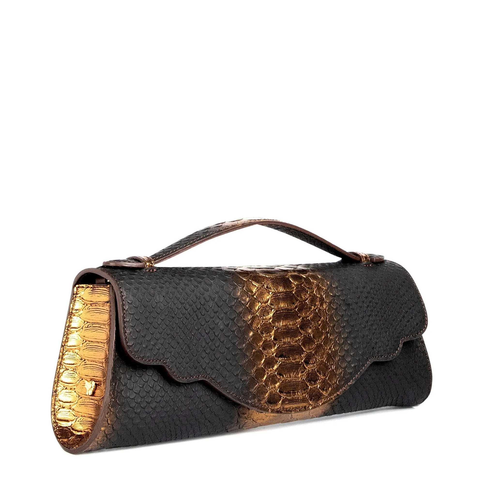 Audrey Snake Evening Clutch