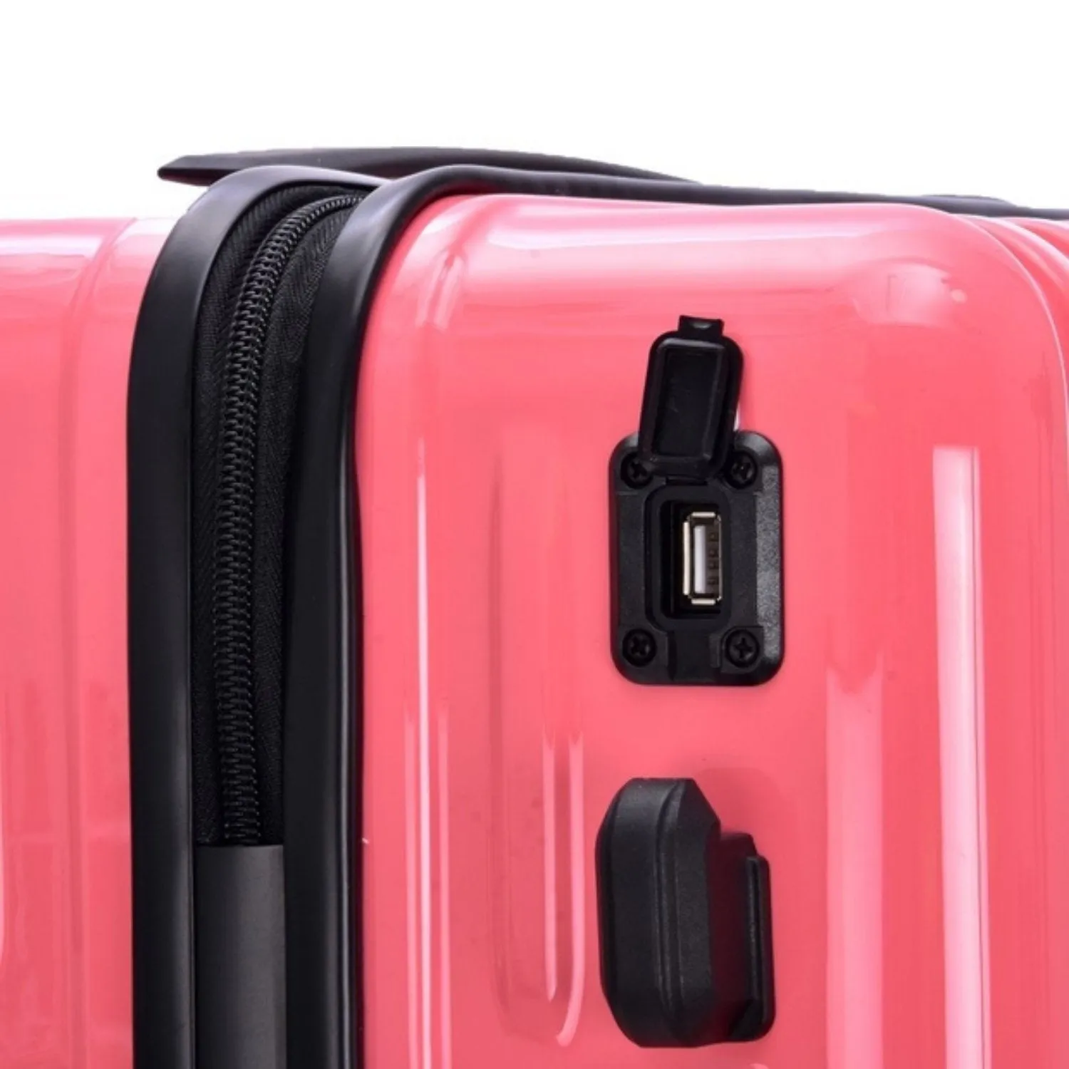 Axel Suitcase Dove Pink Large