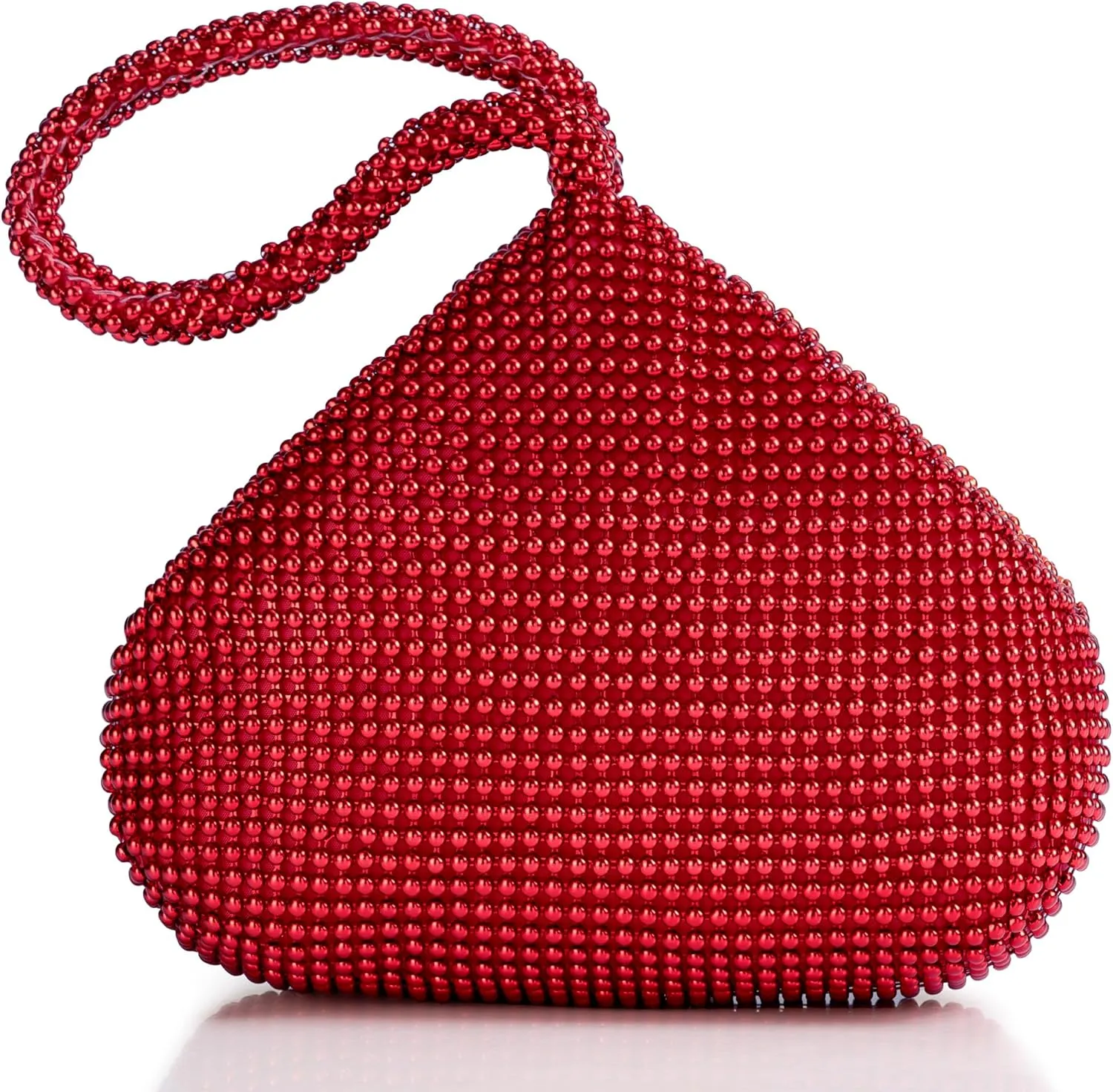 BABEYOND Women's Beaded Clutch Evening Bags Vintage Elegant Triangle Purse for 1920s Party Prom Wedding
