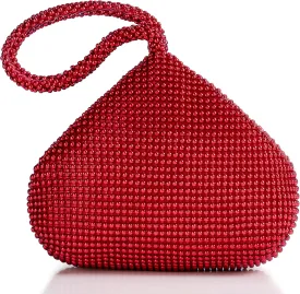 BABEYOND Women's Beaded Clutch Evening Bags Vintage Elegant Triangle Purse for 1920s Party Prom Wedding