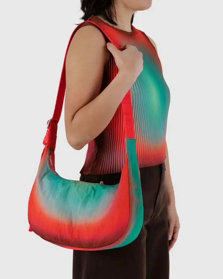 BAGGU Medium Nylon Crescent Bag - Rain