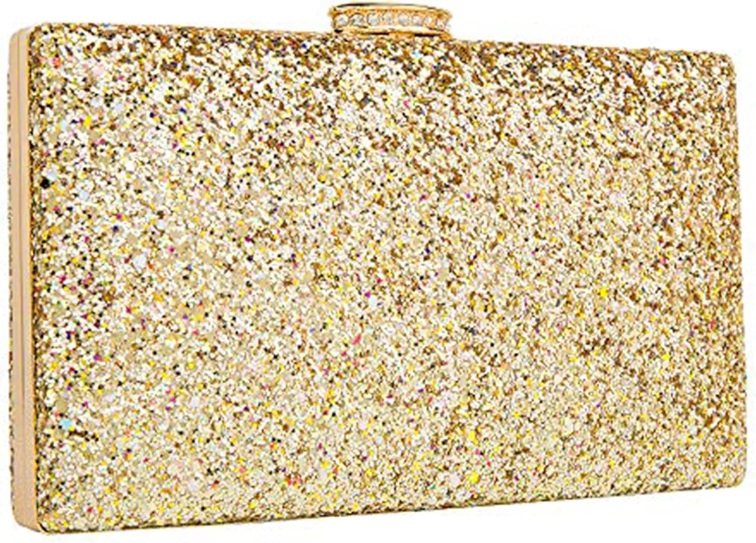 CARIEDO Women's Evening Bag Elegant Clutch Sophisticated Diamond Handbag Prom Wedding Party