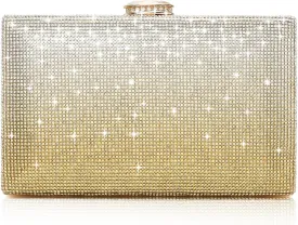CARIEDO Women's Evening Bag Elegant Clutch Sophisticated Diamond Handbag Prom Wedding Party