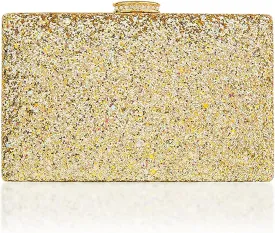 CARIEDO Women's Evening Bag Elegant Clutch Sophisticated Diamond Handbag Prom Wedding Party