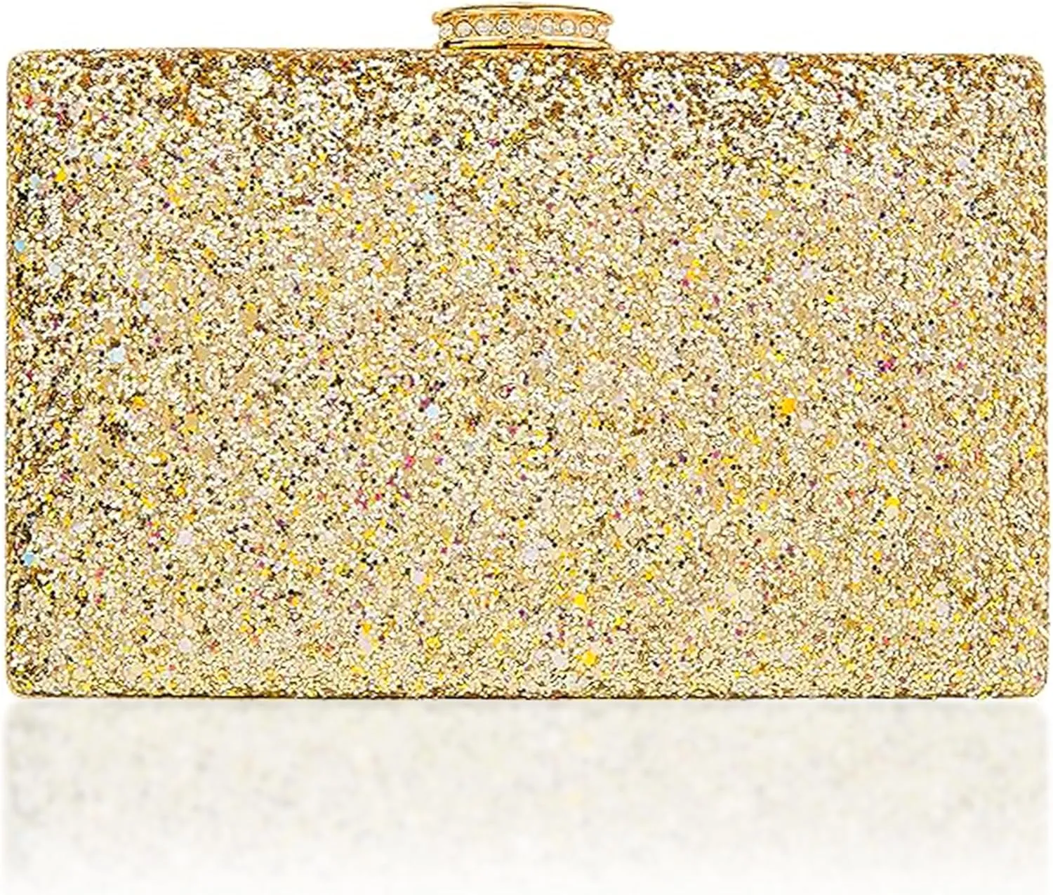 CARIEDO Women's Evening Bag Elegant Clutch Sophisticated Diamond Handbag Prom Wedding Party
