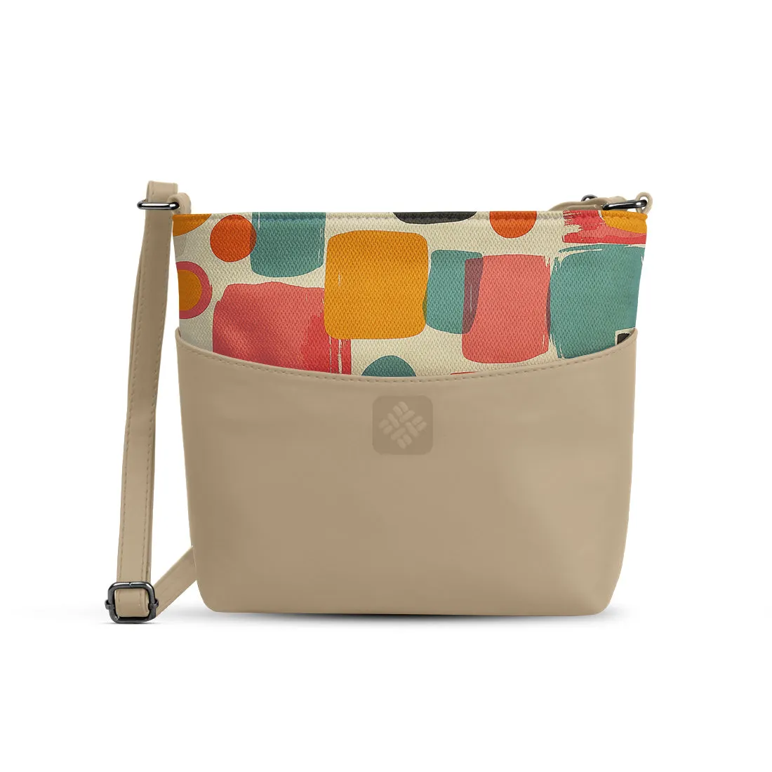 Chic Essentials Crossbody Abstract Color Block