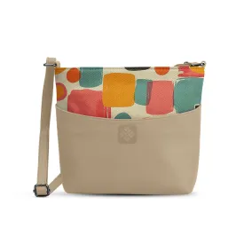 Chic Essentials Crossbody Abstract Color Block