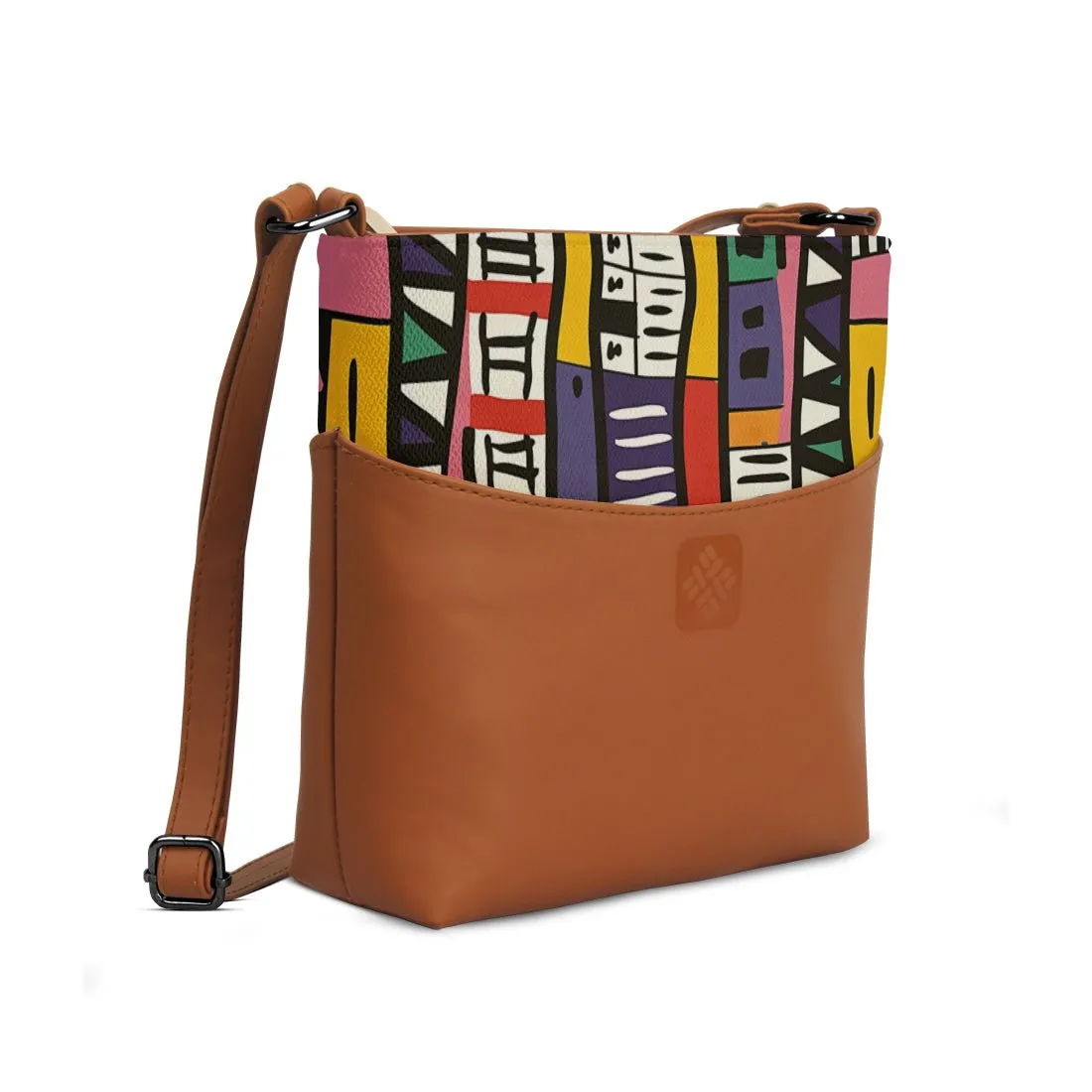 Chic Essentials Crossbody Urban Mosaic