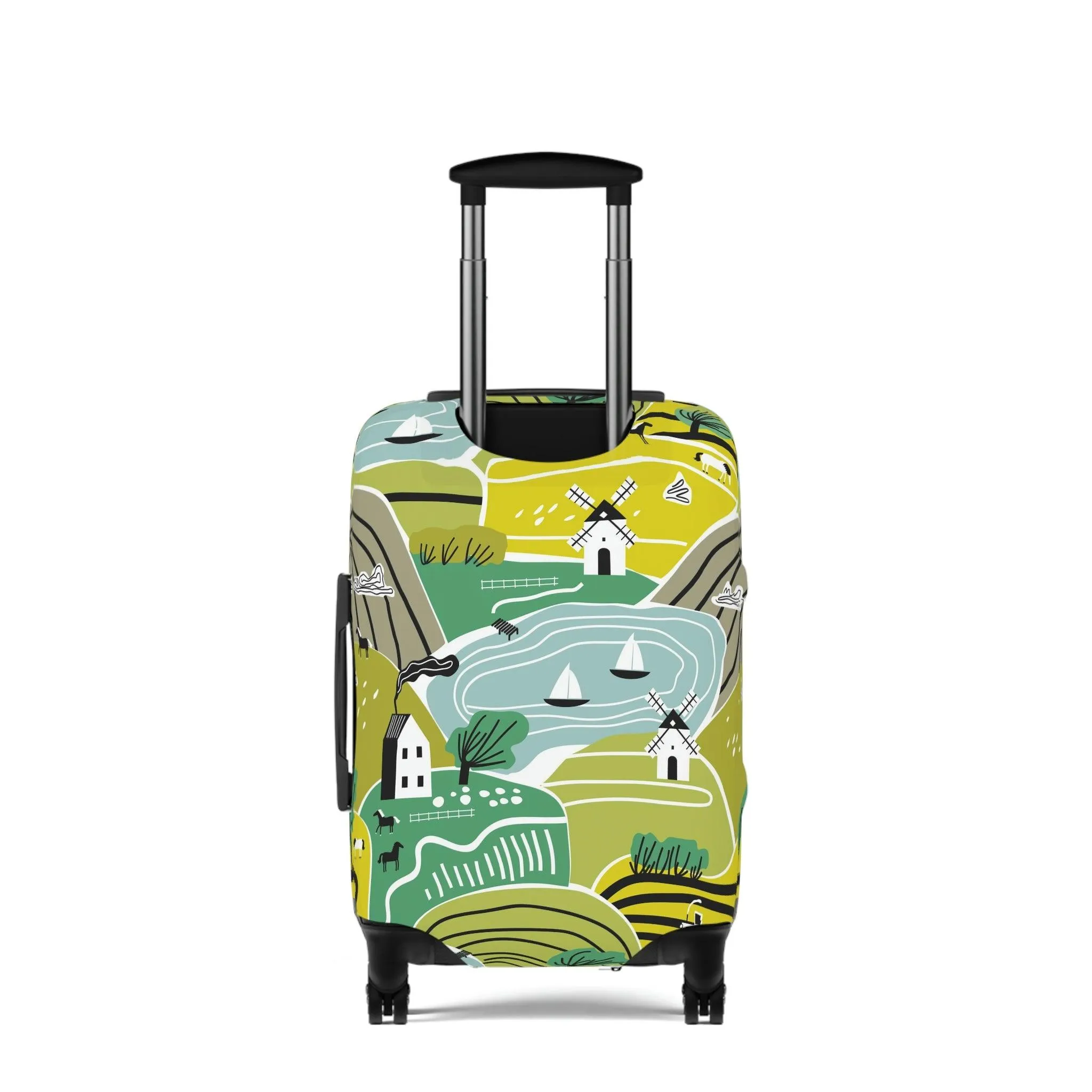 Chic Travel Armor: Trendy Peekaboo Luggage Protector for the Fashion-Forward Traveler