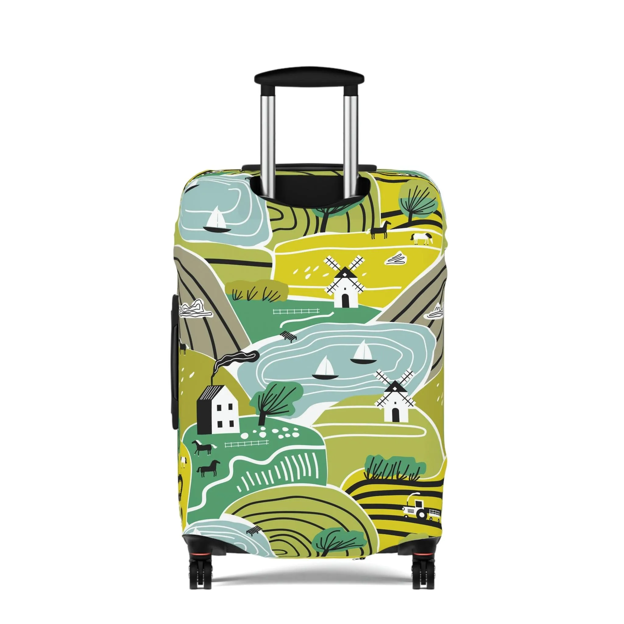 Chic Travel Armor: Trendy Peekaboo Luggage Protector for the Fashion-Forward Traveler