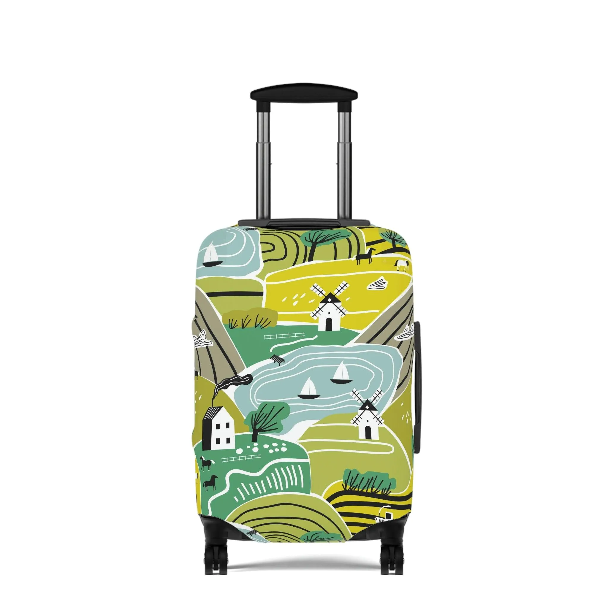 Chic Travel Armor: Trendy Peekaboo Luggage Protector for the Fashion-Forward Traveler