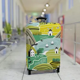 Chic Travel Armor: Trendy Peekaboo Luggage Protector for the Fashion-Forward Traveler