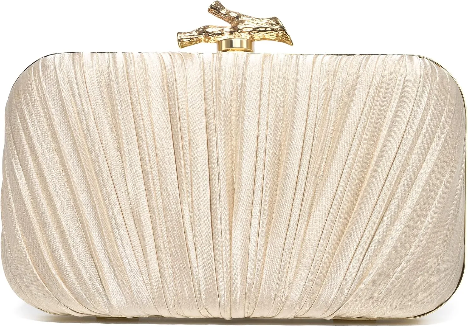 Clutch Purses for Women Evening/Wedding Chic Woven Bag Formal PU Leather Purse Designer Handbags for Women