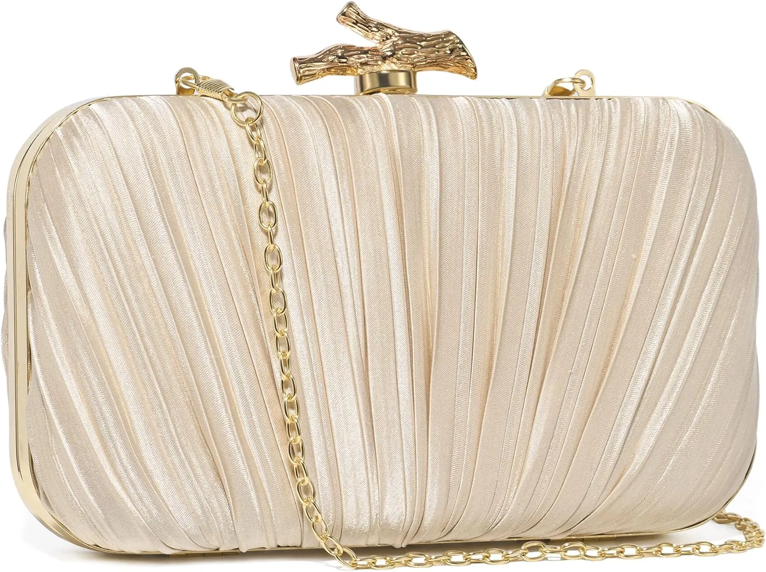 Clutch Purses for Women Evening/Wedding Chic Woven Bag Formal PU Leather Purse Designer Handbags for Women