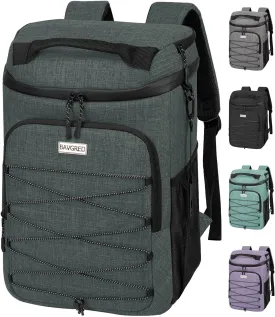 Cooler Backpack Insulated Leak Proof 30 Cans for Men Women,Waterproof Soft Cooler BagLightweight Ice Chest Lunch Backpack for Beach Camping Picnic Travel Worksite Fishing