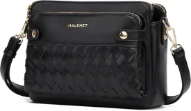 Crossbody Bags for Women Three-Layer Shoulder Bag Vegan Leather Multiple Compartments Handbag Purses Satchel Hobo Clutch 2024