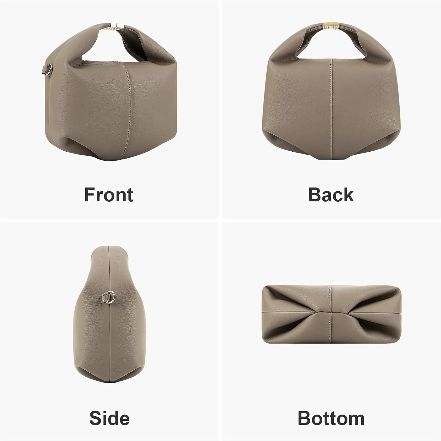 Crossbody Bags Purse Top Handle Bag Chic Dumpling Clutch Designer Small Faux Leather Shoulder Hobo Satchels for Women