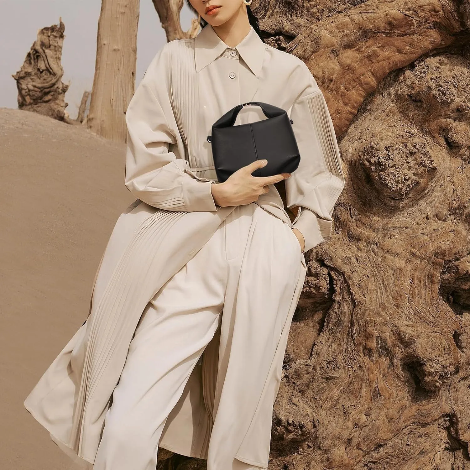 Crossbody Bags Purse Top Handle Bag Chic Dumpling Clutch Designer Small Faux Leather Shoulder Hobo Satchels for Women