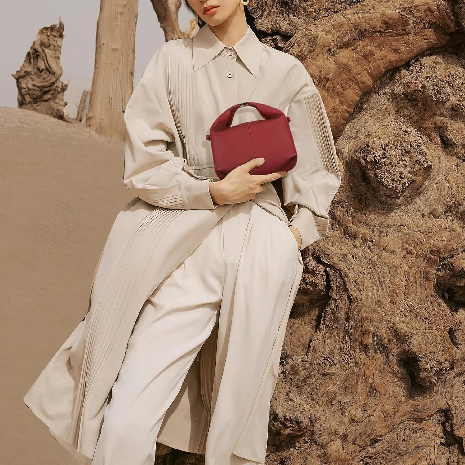 Crossbody Bags Purse Top Handle Bag Chic Dumpling Clutch Designer Small Faux Leather Shoulder Hobo Satchels for Women