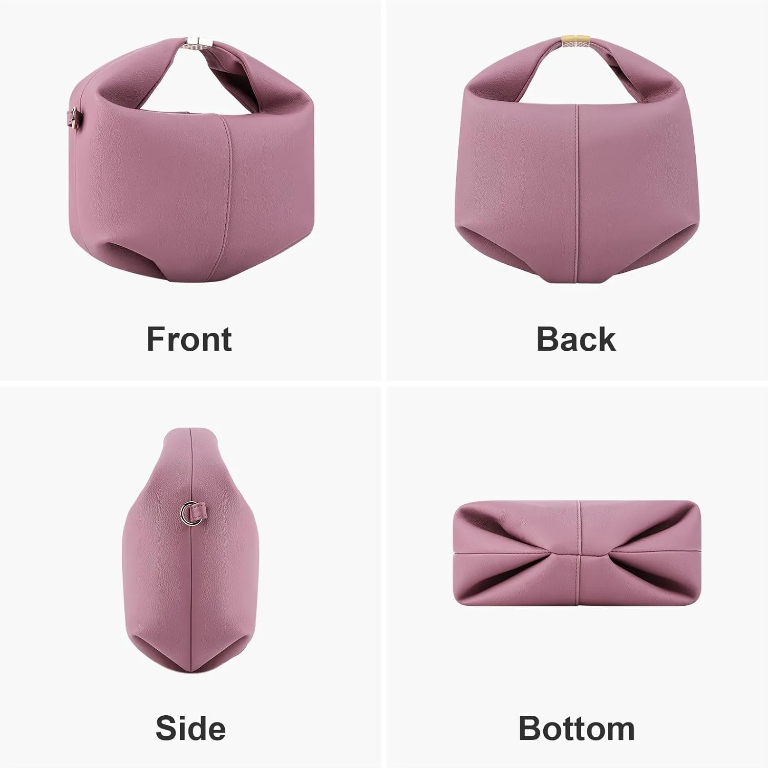 Crossbody Bags Purse Top Handle Bag Chic Dumpling Clutch Designer Small Faux Leather Shoulder Hobo Satchels for Women