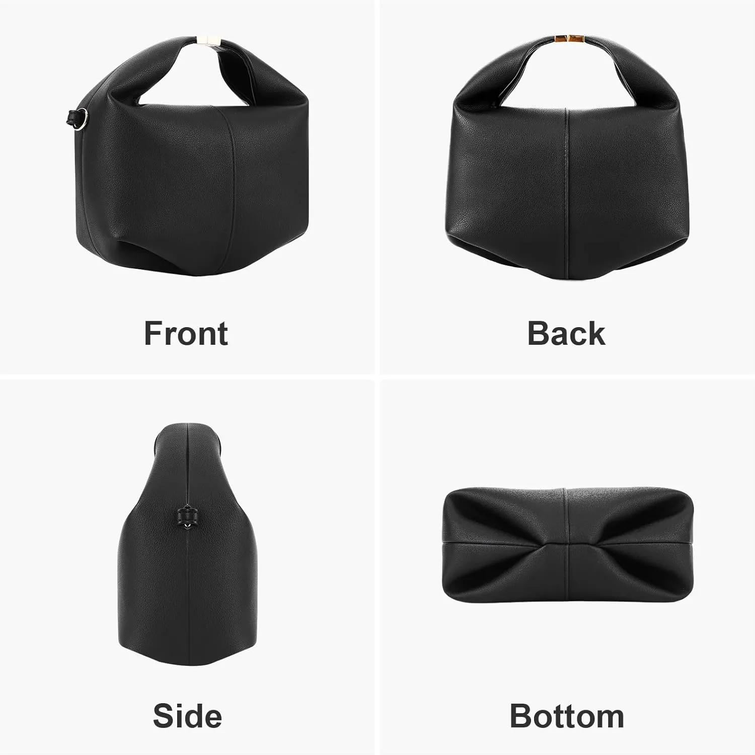 Crossbody Bags Purse Top Handle Bag Chic Dumpling Clutch Designer Small Faux Leather Shoulder Hobo Satchels for Women