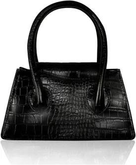 Cute Small Crossbody Purses for Women Girls Trendy Tiny Purse Top Handle Bag Crocodile Satchels Handbag