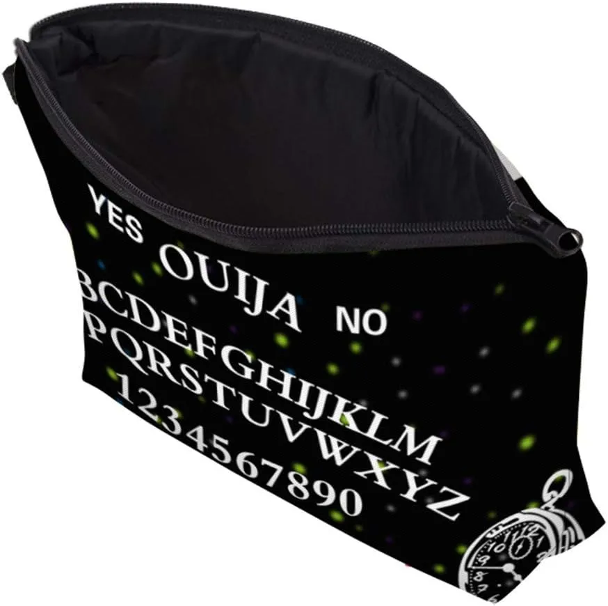 Deanfun Cosmetic Bag for Women, Durable Roomy Letters Makeup Bags Travel Waterproof Toiletry Bag Accessories Organizer Gifts (51524)