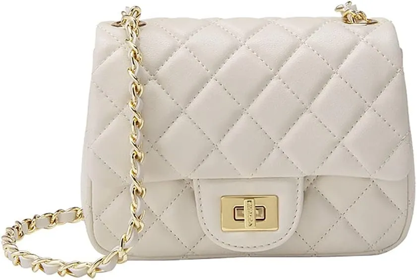 Designer Handbags Leather Clutch Small Quilted Purse Crossbody Bags for Women