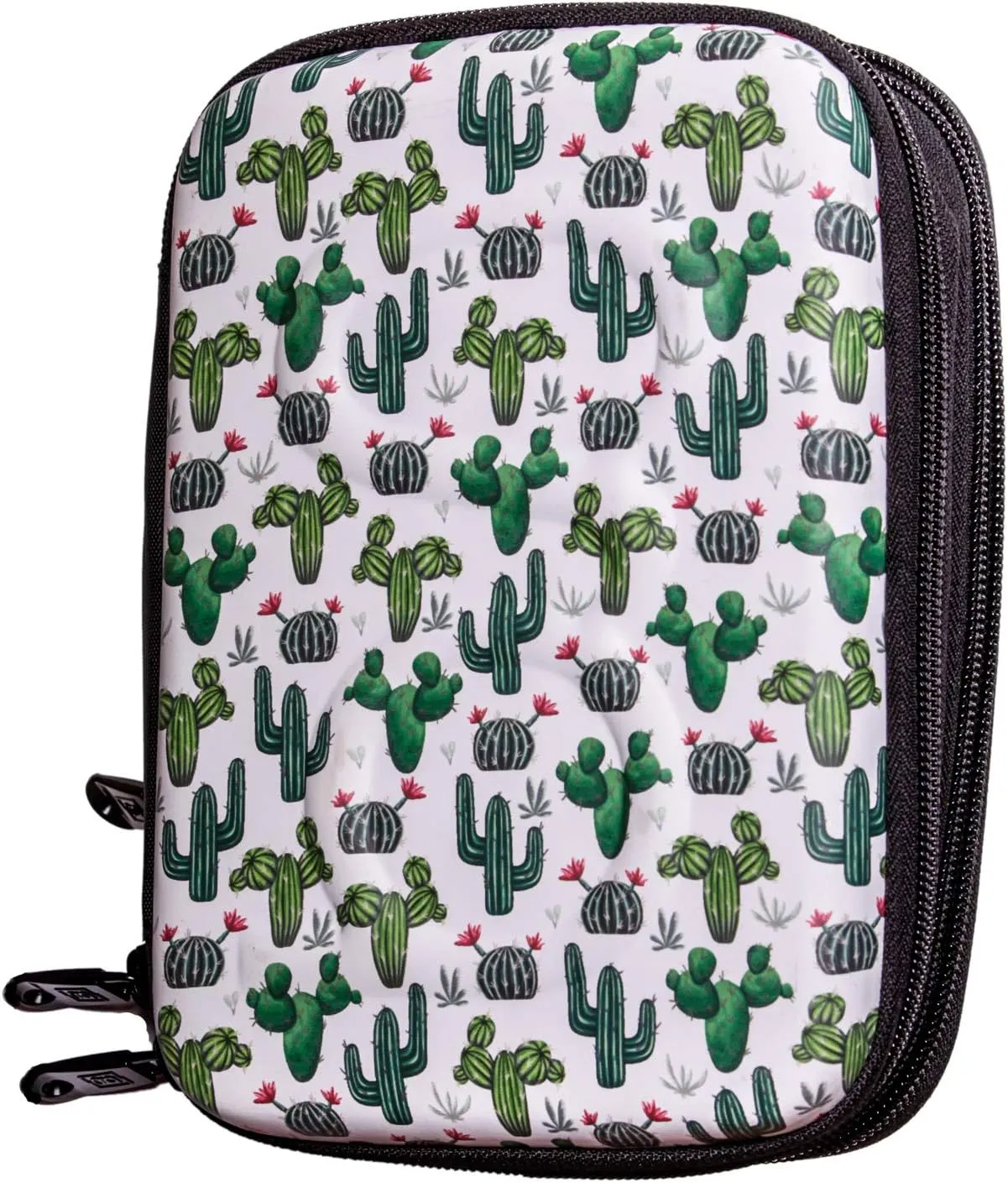 Diabetes Travel Case Hard Shell, Storage Organizer for Glucose Monitor Kit, Insulin Pen, Blood Sugar Test Strips, Syringe, Needles and Other Diabetic Care Supplies, Premium & Durable Hard Case, Cactus