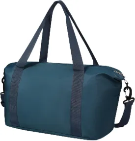 DMLuna Travel Duffel Bag, Tote Sports Gym Bag, Shoulder Overnight Weekender Bag for Women & Men, Hospital bag, Expandable Duffel Bag with Trolley Sleeve/Wet Pocket