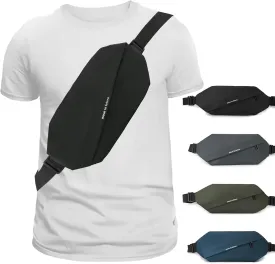Fanny Pack for Men & Women - Waterproof Anti-Theft Sling Bag with Multiple Pockets, Waist Pack & Crossbody Chest Bag for Travel, Gym, Hiking, Cycling