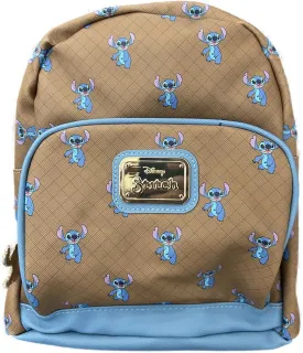 Fast Forward Stitch Backpack for Boys, Girls, Women, Men, Unisex | Cute PU Leather 10" Stitch Mini Backpack Purse Shoulder Purse | Stitch Bag and Stitch Accessories