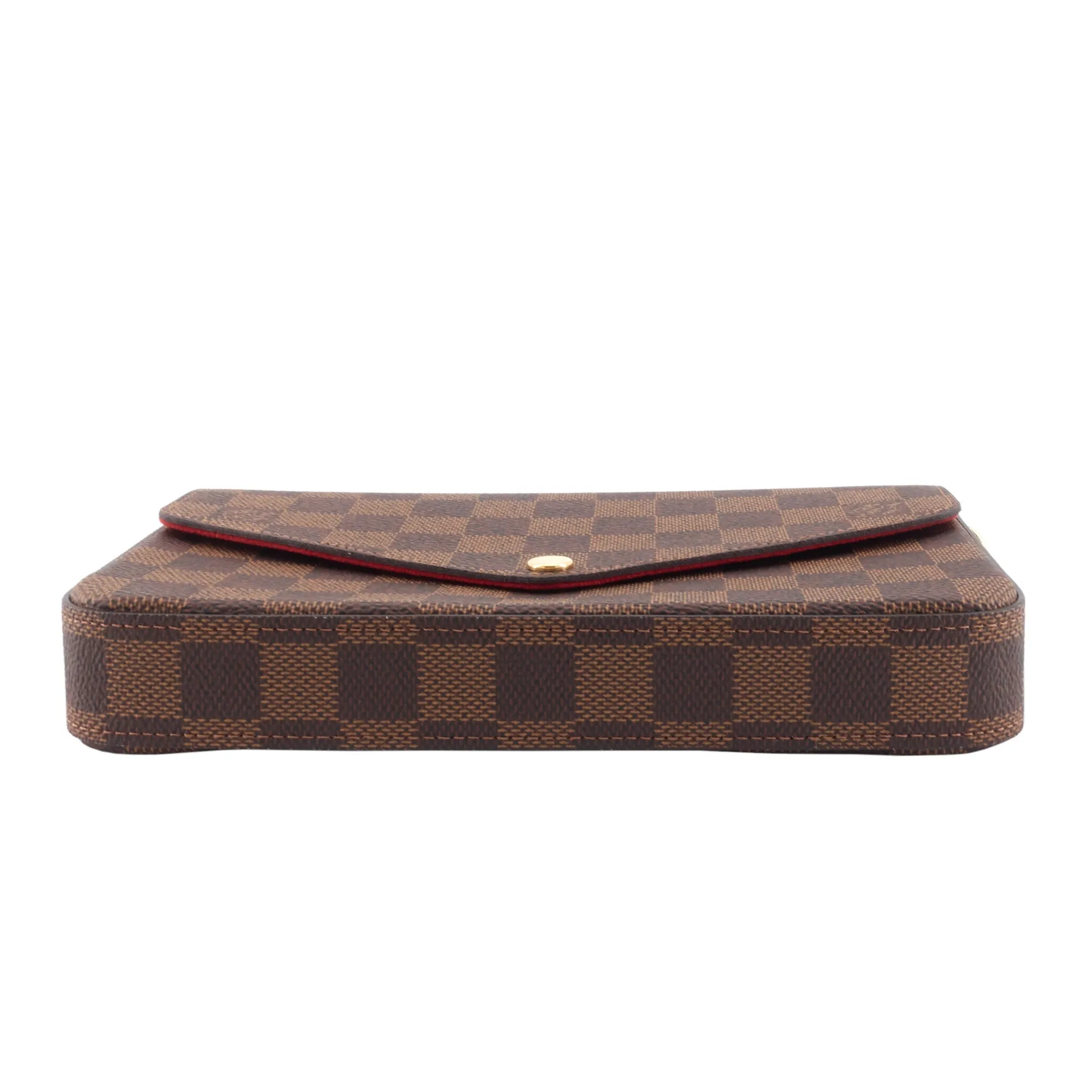 Félicie Pochette Damier Ebene Canvas Bag