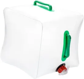Folding Water Bag Faucet Water Pump Camping Water Bag Water Dispenser Tank System Dispensers Tap Bucket Reusable Bottles Freezer Kettle Collapsible Water Containers Transparent PVC