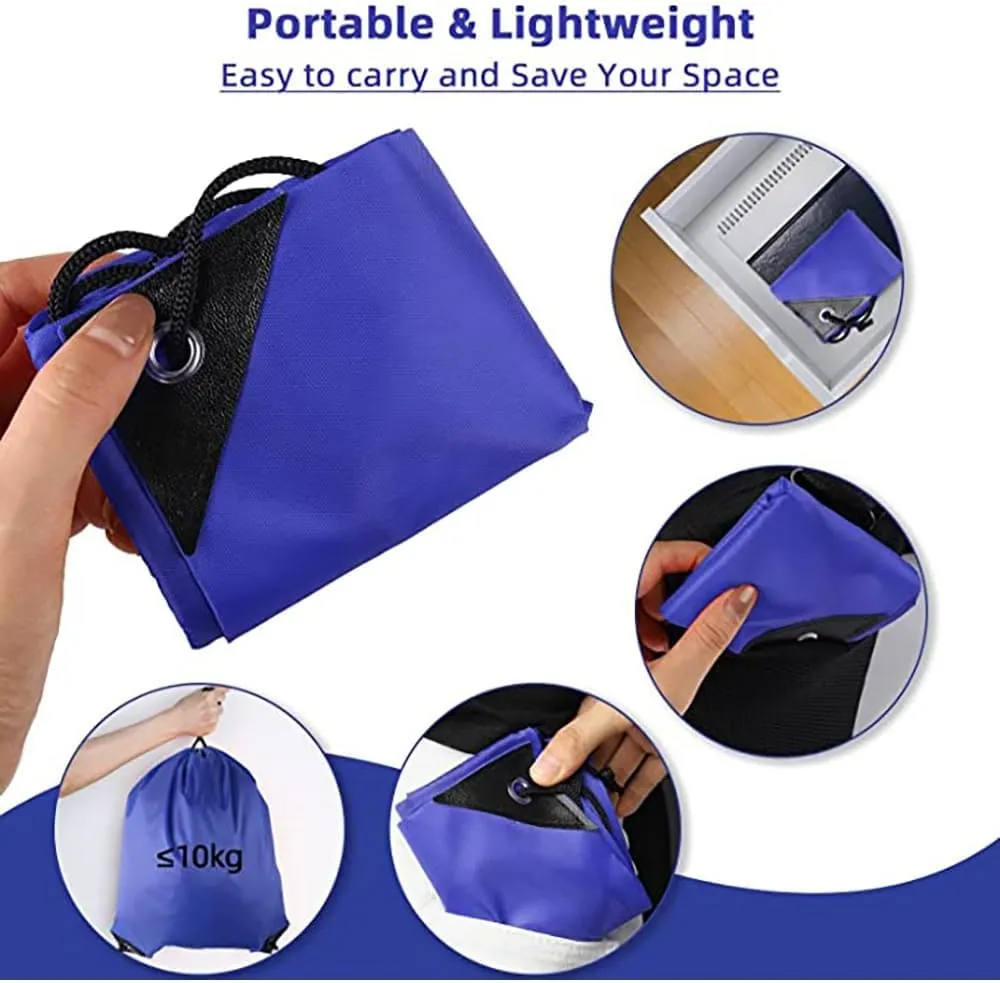 GoodtoU Drawstring Backpacks, Drawstring Bags Bulk Nylon Backpack Draw String Back Bag Cinch Sack Drawstring Gym Bag Drawstring Backpack for Sport, Traveling, Team (Blue, 16Pcs)
