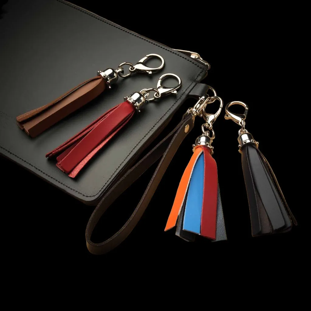 Handbag Charms - Mini Tassel Bag Charm - Navy Blue