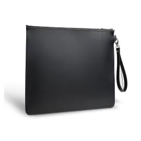Handmade Leather Folio Case - Black - Made in the UK