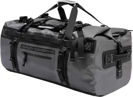 Harley-Davidson 33" Heavy-Duty Waterproof Adventure Duffel Bag, 90612-SILVER/BLK