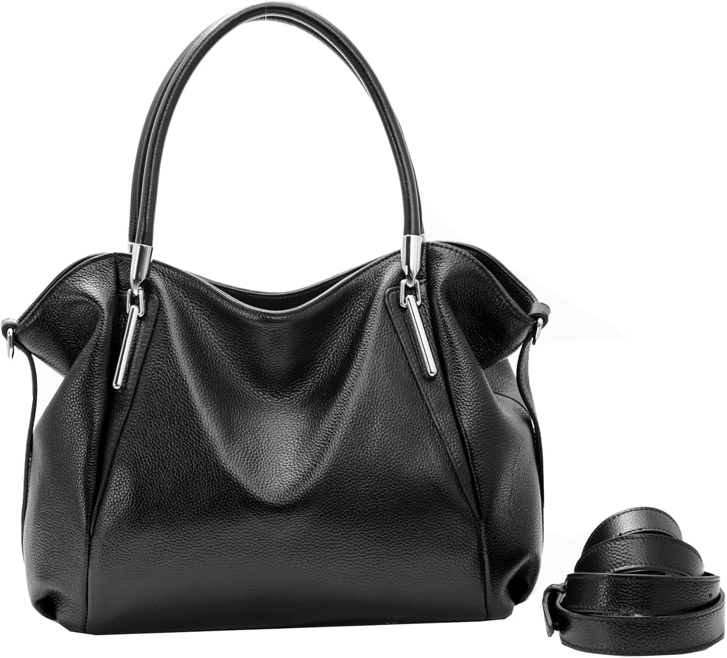 HESHE Genuine Leather Purses and Handbags for Women Shoulder Bags Tote Handbag Ladies Designer Hobo Satchel Crossbody Bag