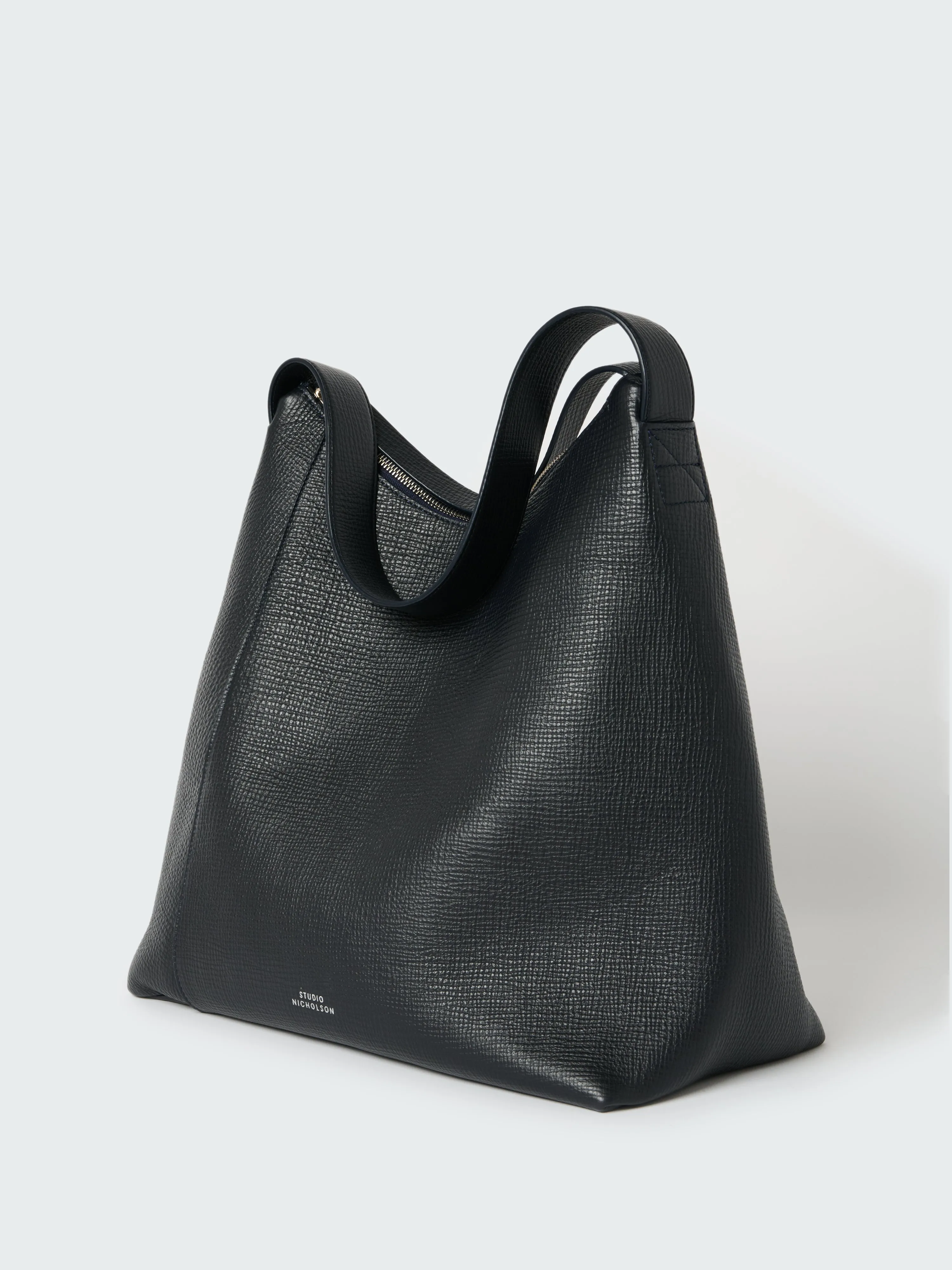 Hobo Type 1 Leather Bag in Darkest Navy