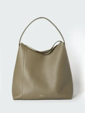 Hobo Type 1 Leather Bag in Elephant