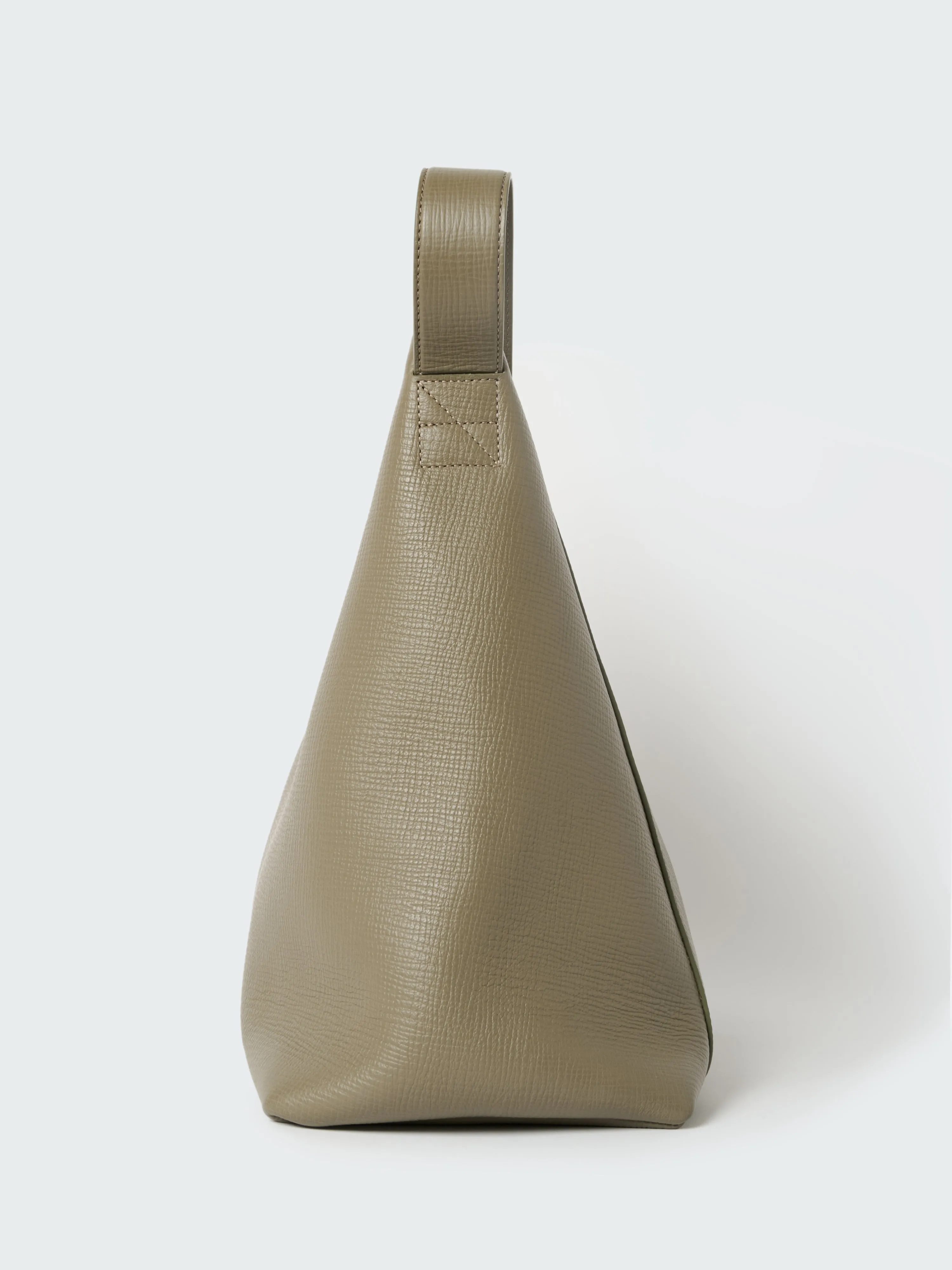 Hobo Type 1 Leather Bag in Elephant