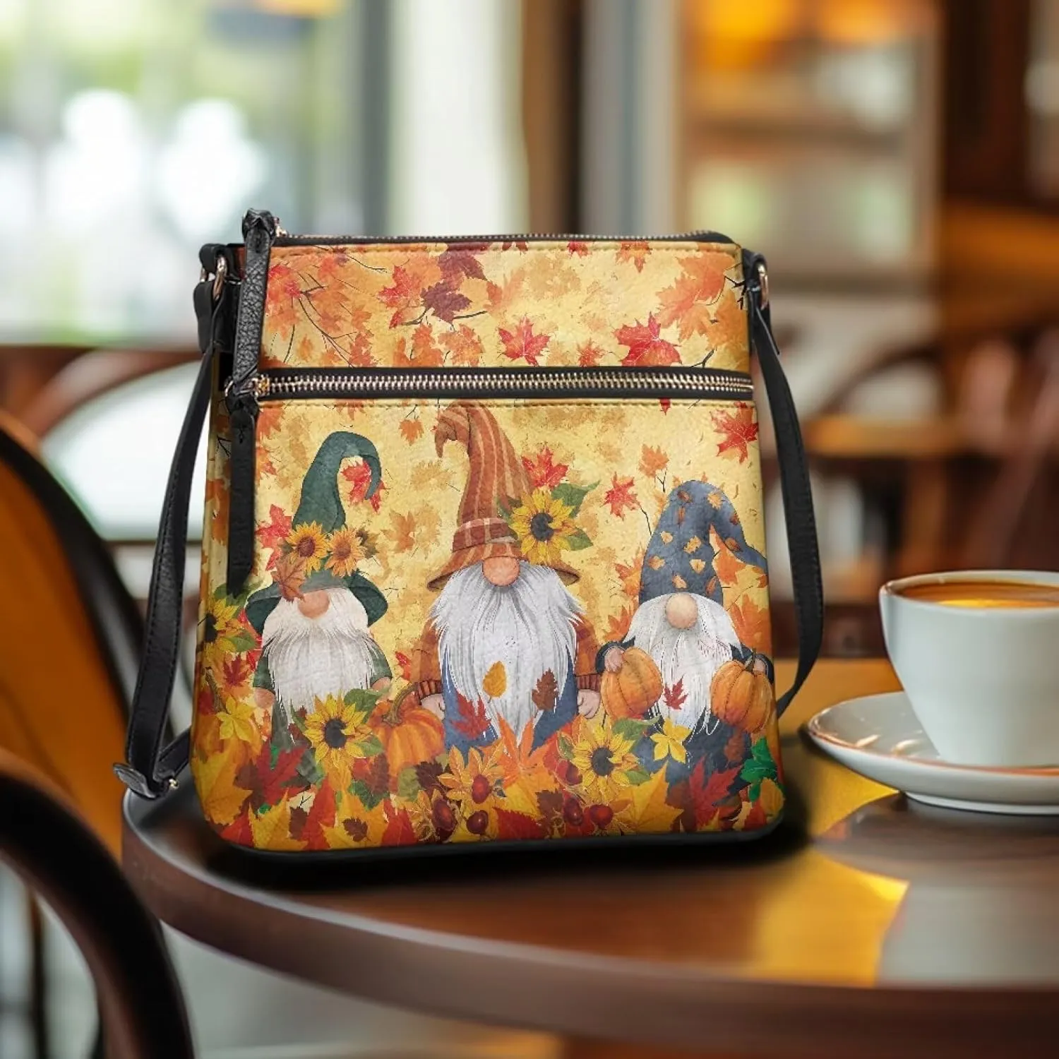 HUGS IDEA Crossbody Purse for Women,Lightweight Crossbody Bag Soft Leather Women's Shoulder Handbags