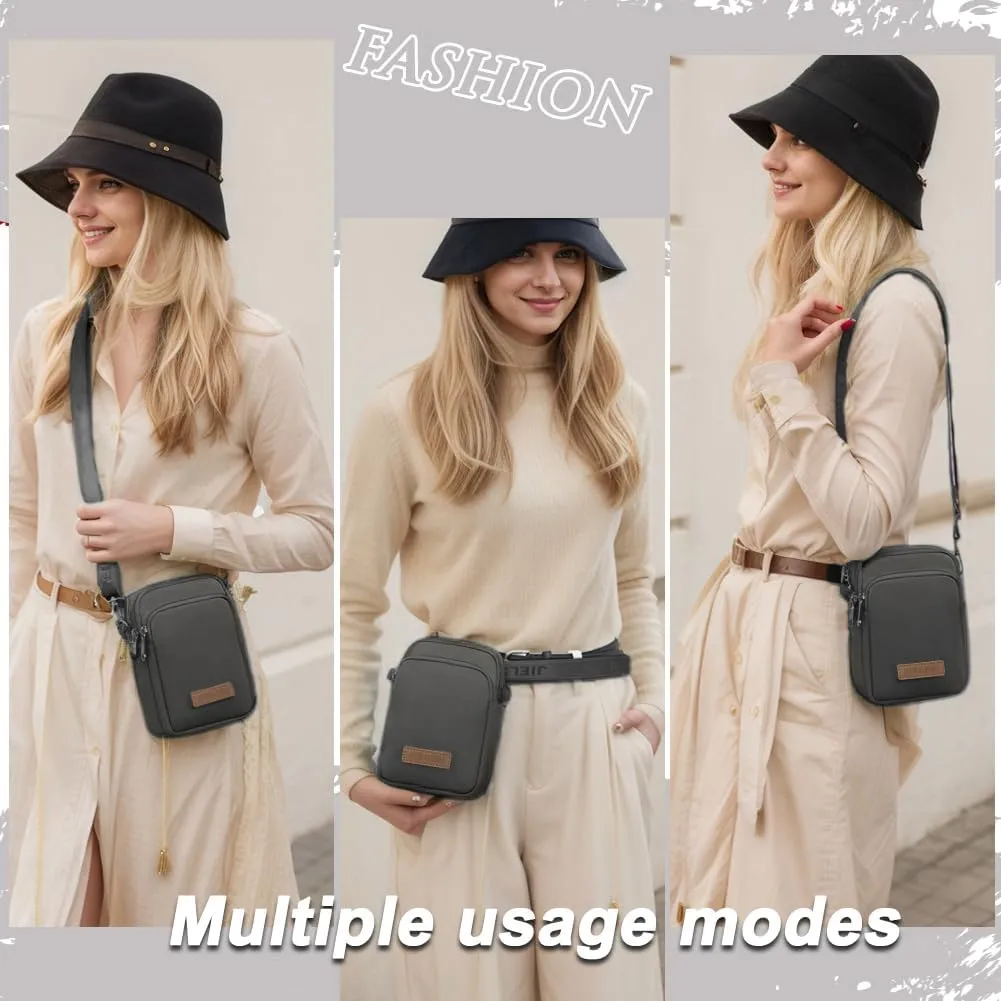 JANKS Small Crossbody Bag for Women Mini Cell Phone Bag Travel Pouch Wallet Purses Adjustable Over Shoulder Strap