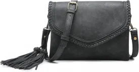 JEN & CO. Sloane Vegan Leather Crossbody Bags Envelope Style Clutch Purses Shoulder Handbag Wallets for Women
