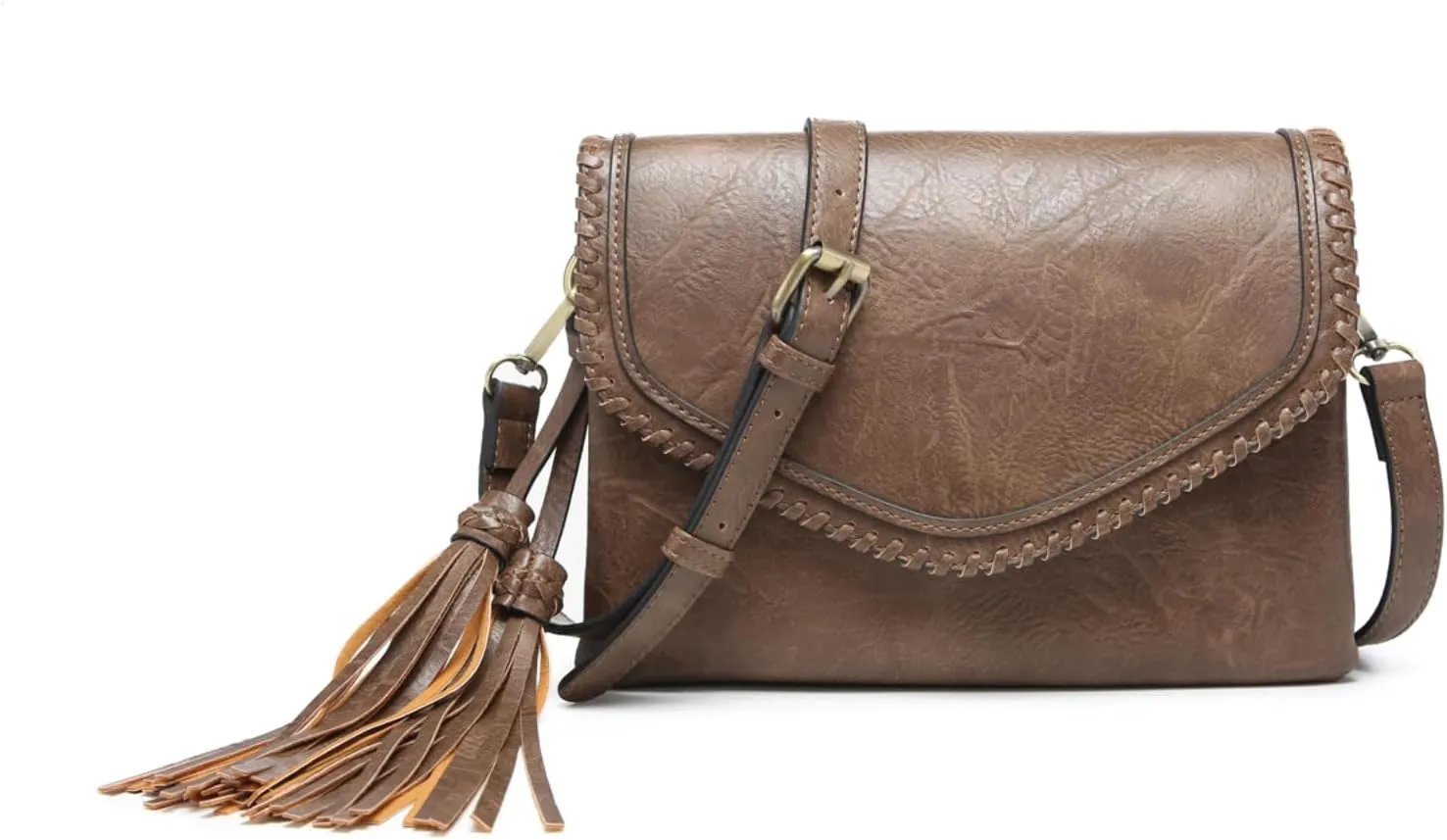JEN & CO. Sloane Vegan Leather Crossbody Bags Envelope Style Clutch Purses Shoulder Handbag Wallets for Women
