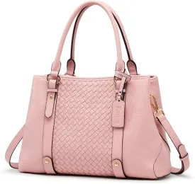 Kattee Women Soft Genuine Leather Satchel Bags Top Handle Crossbody Purses and Handbags Totes Shoulder Hobo